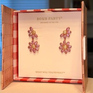 Market Fresh Pink Daisies - Bomb Party Earrings